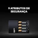 Carregador de Pilhas Duracell Recarregáveis AA e AAA com 1 unidade