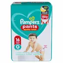 Fralda Pampers Pants Ajuste Total G - 16 Unidades