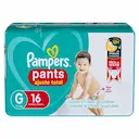 Fralda Pampers Pants Ajuste Total G - 16 Unidades