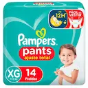 Fralda Pampers Pants Ajuste Total XG - 14 Unidades