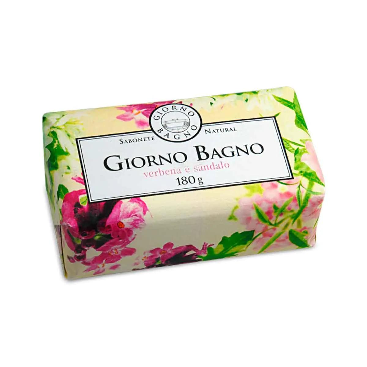 Sabonete Giorno Bagno Verbena & Sândalo em Barra 100% Vegetal com 1 unidade