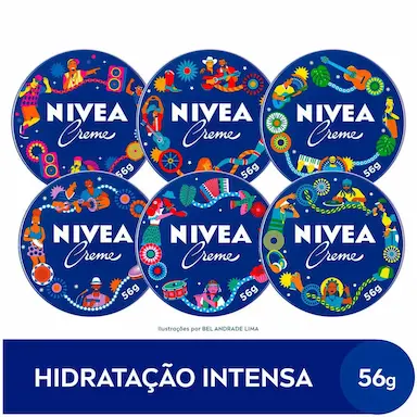 Creme Hidratante Nivea Arco-Íris Corpo e Rosto com 56g