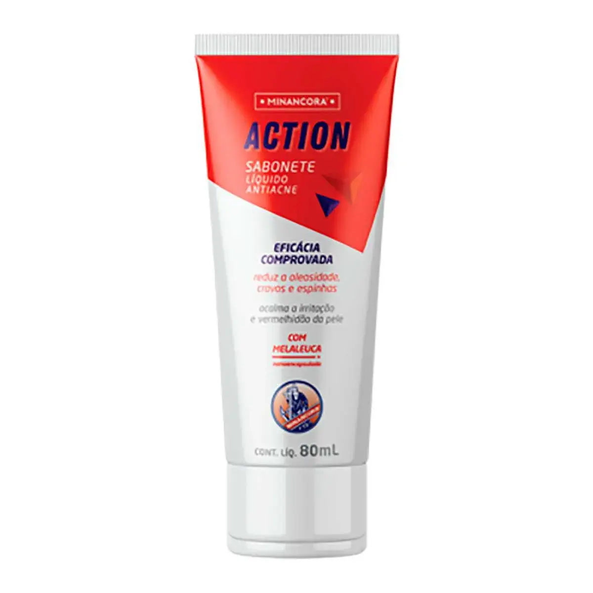 Sabonete Líquido Minancora Action Antiacne com 80ml