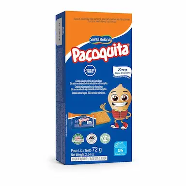 Paçoquita Zero Açúcar com 4 Unidades