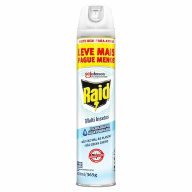 Inseticida Raid Multi Insetos Spray Aqua Protection com 420ml
