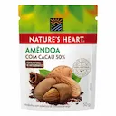 Snack Nature's Heart Amêndoa e Cacau com 50g