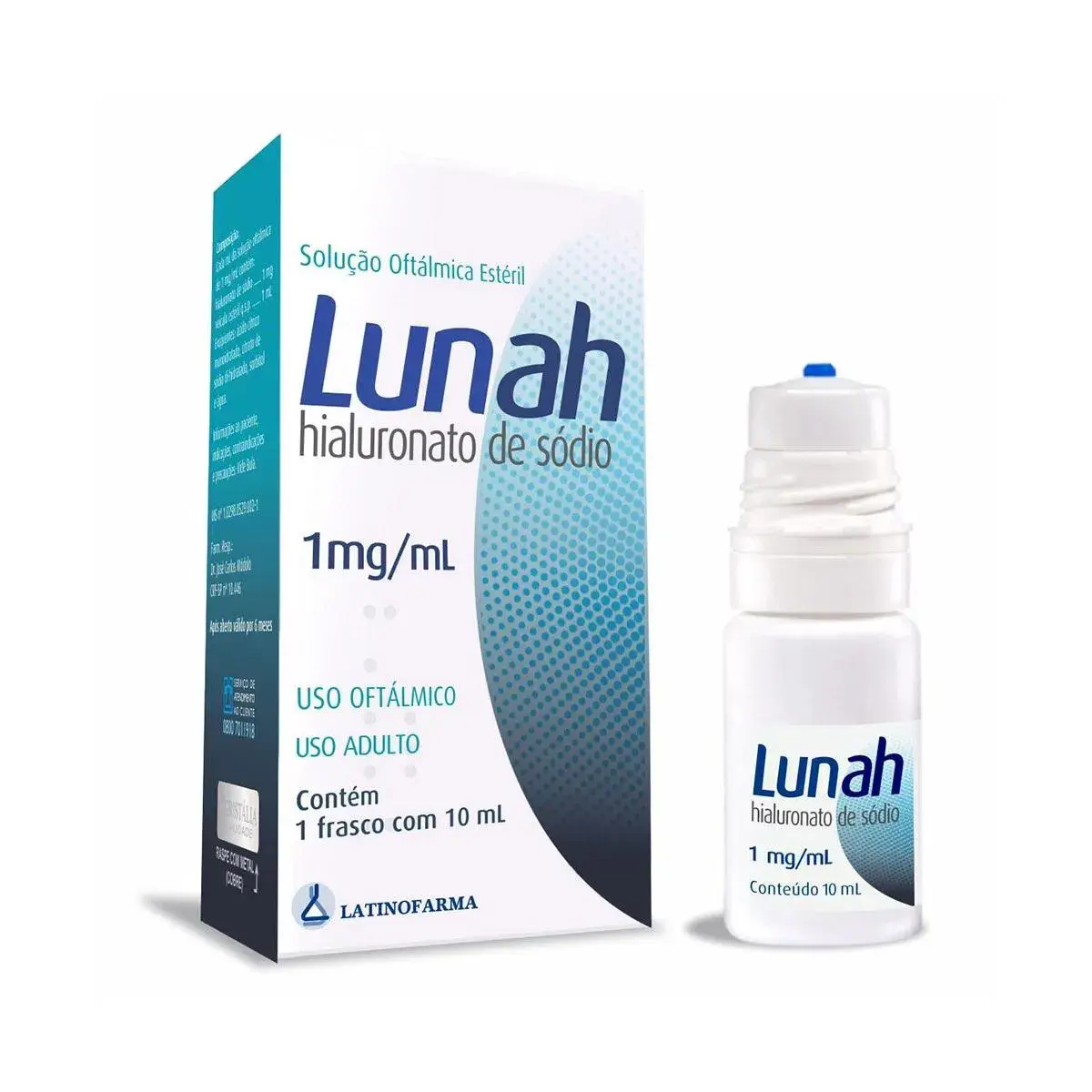 Colírio Lunah 1mg com 10ml