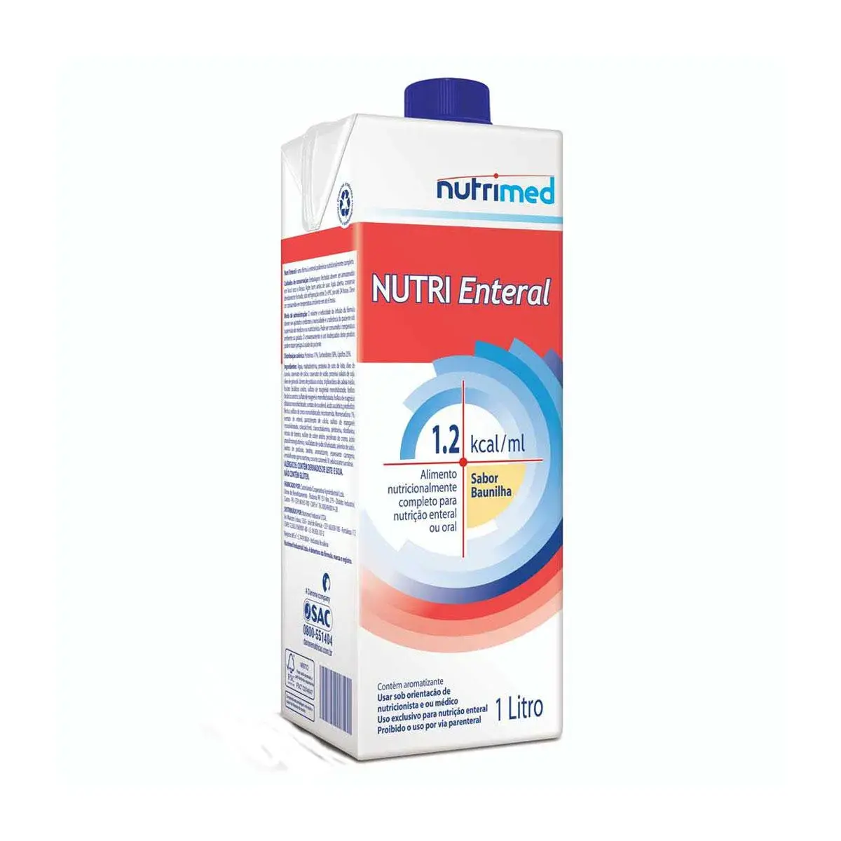 Nutri Enteral 1.2 Baunilha com 1 Litro