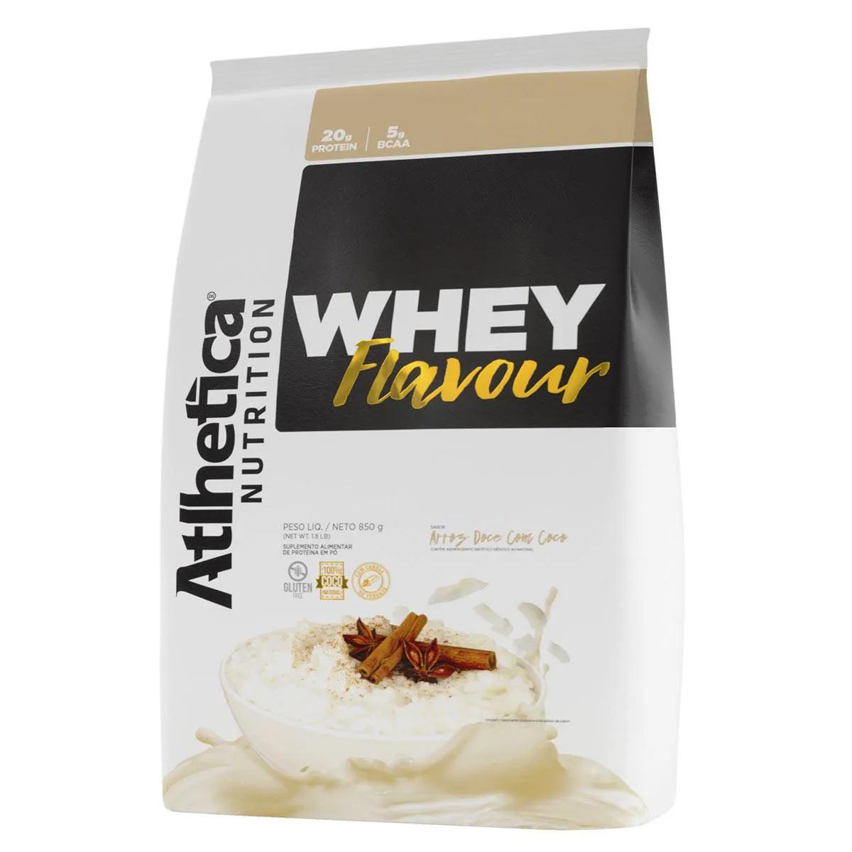Whey Flavour Atletica Nurition Arroz Doce com Coco 850g