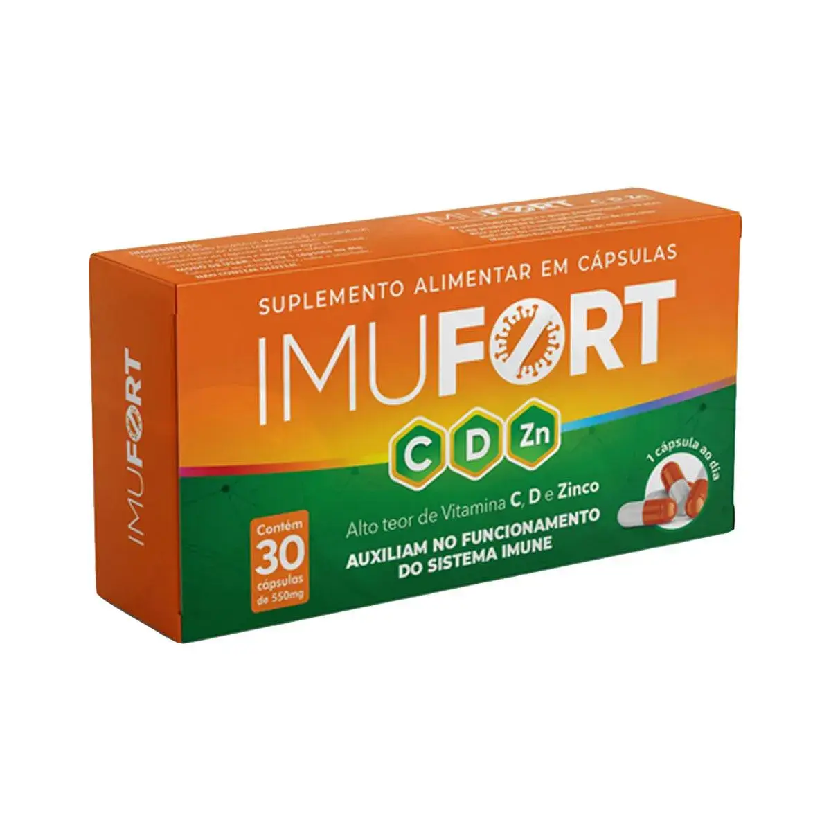 Suplemento Alimentar Imufort com 30 Cápsulas