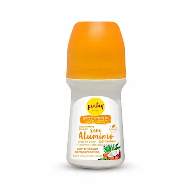Desodorante Roll-On Piatan Protege Sem Fragrância com 55ml