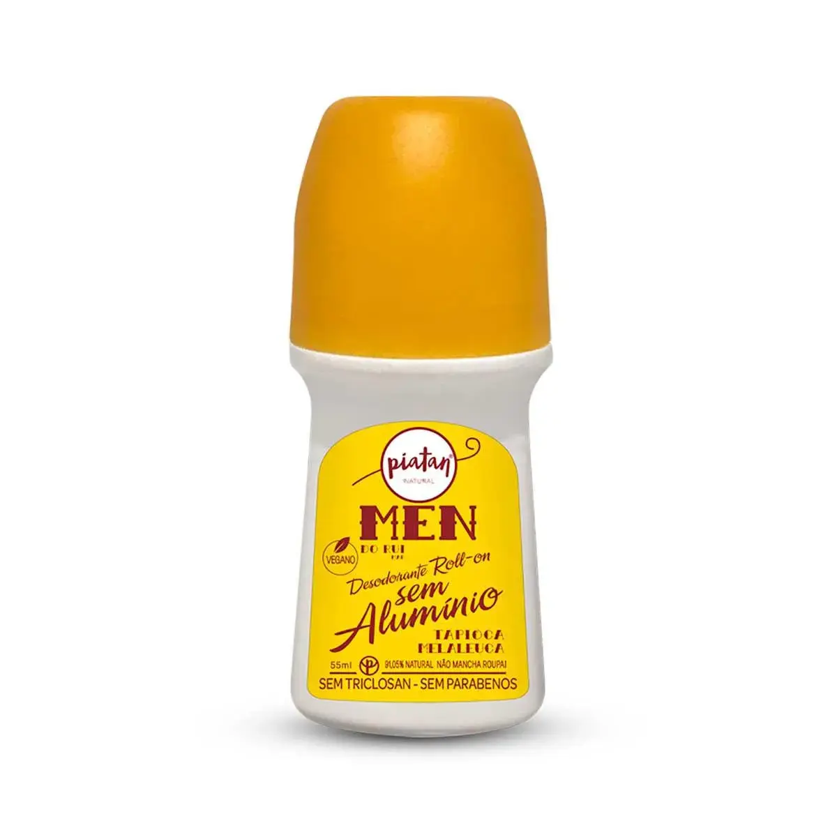 Desodorante Roll-On Piatan Men Do Rui Sem Alumínio com 55ml