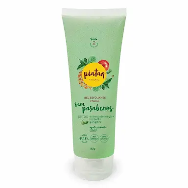 Gel Esfoliante Facial Piatan Detox com 80g