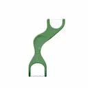 Fio Dental com Cabo G.U.M Flosser Dual Technique com 20 unidades