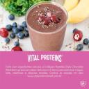 Vital Proteins Collagen Peptides Dark Chocolate e Backberry com 305g