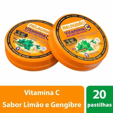 Pastilha Melagrião Vitamina C Extra Forte 20 unidades