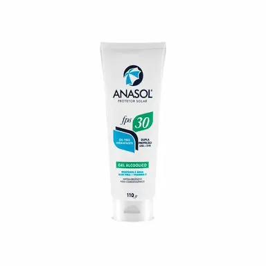 Protetor Solar Anasol Gel Alcoólico FPS 30 com 110g