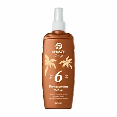 Óleo Bronzeador Anasol Bronze FPS6 com 125ml