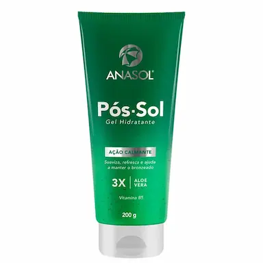 Gel Hidratante Pós-Sol Anasol Argila Orgânica com 200g