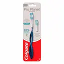 Escova de Dente Colgate Pro Planet com 2 cabeças