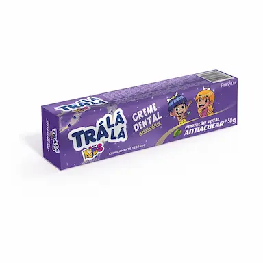 Creme Dental Trá Lá Lá Kids Proteção Total Antiaçúcar com 50g