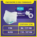 Roupa Íntima Descartável Unissex Plenitud Noturna P/M 14 unidades