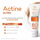 Protetor Solar Facial Actine Ultra Sem Cor FPS80 com 40g