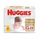 Fralda Huggies Natural Care G - 28 Unidades