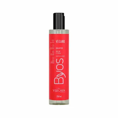 Shampoo Vizcaya Byos Brilho e Força com 250ml