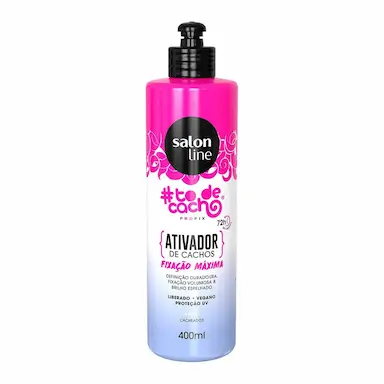 Ativador de Cachos Salon Line #To de Cacho Fixação Máxima 3ABC com 400ml