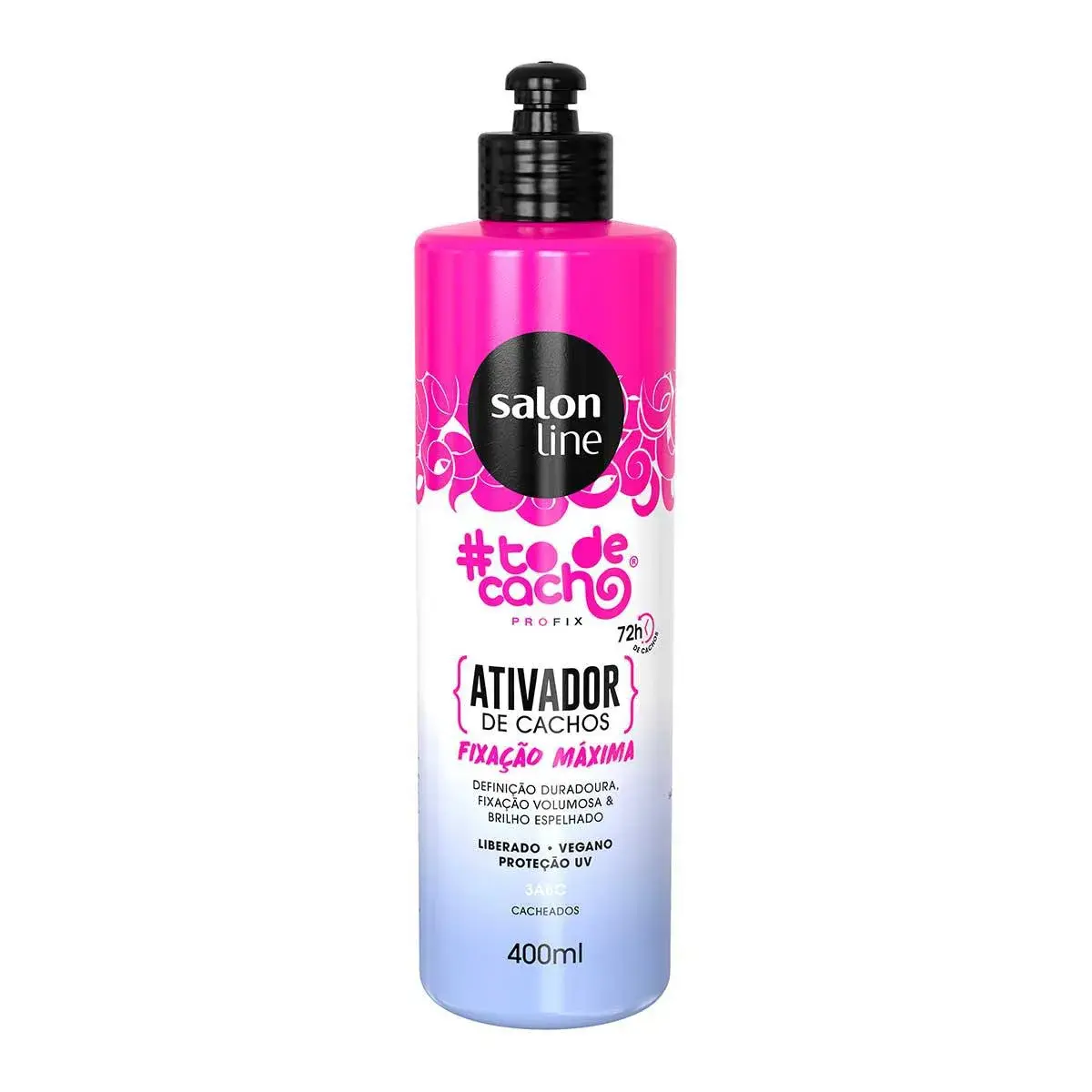 Ativador de Cachos Salon Line #To de Cacho Fixação Máxima 3ABC com 400ml