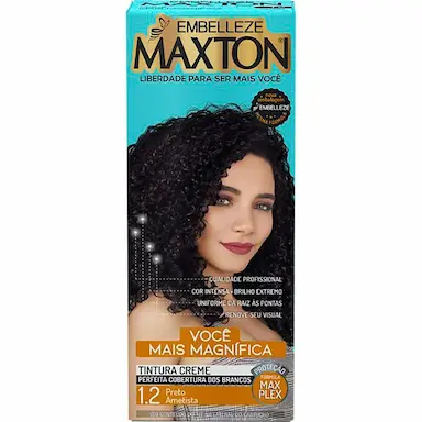 Tintura Creme Maxton 1.2 Preto Ametista com 1 Unidade