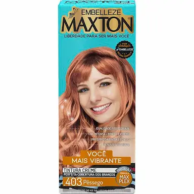 Tintura Creme Maxton .403 Pêssego com 1 Unidade