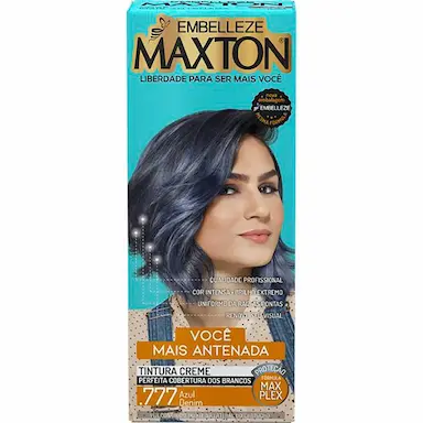 Tintura Creme Maxton .777 Azul Denim com 1 Unidade