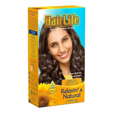 Creme Capilar para Relaxamento HairLife Relaxin & Natural com 1 unidade