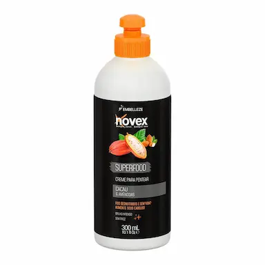 Creme para Pentear Novex Superfood Cacau & Amêndoas com 300ml