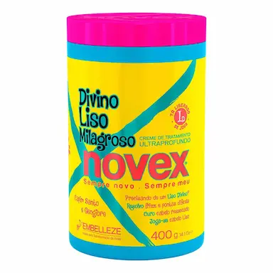 Creme de Tratamento Novex Divino Liso Milagroso com 400g