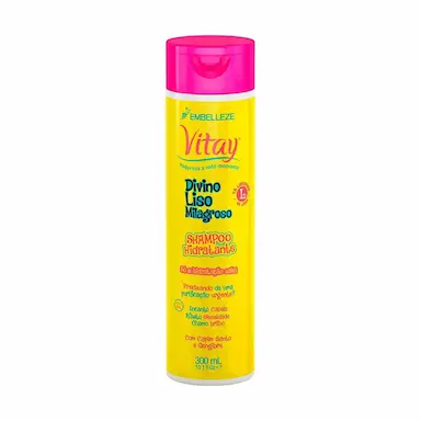 Shampoo Vitay Divino Liso Milagroso com 300ml