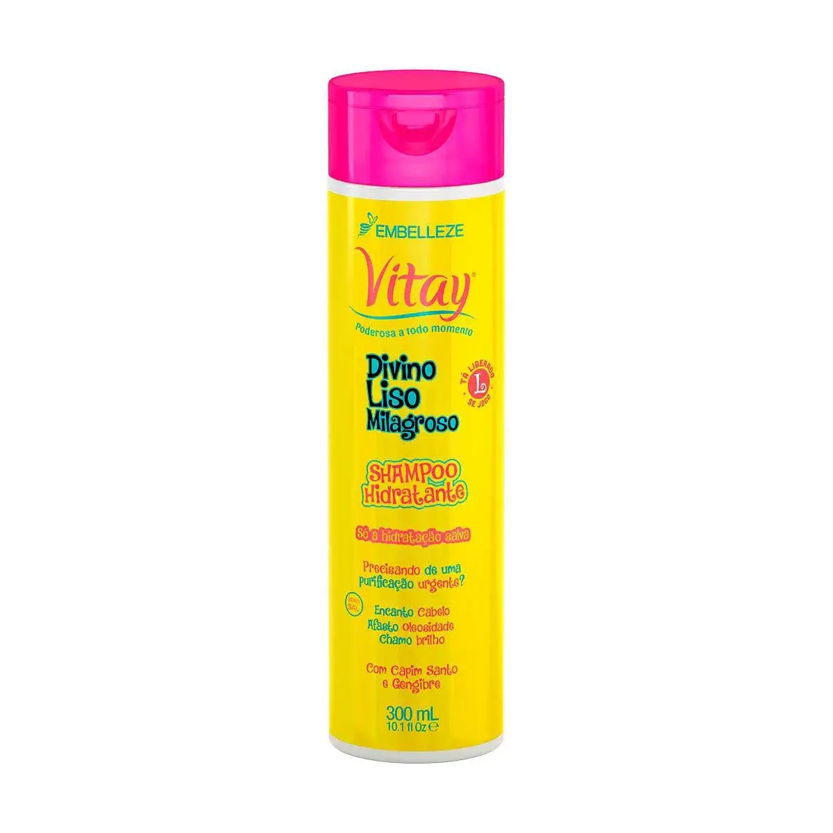 Shampoo Vitay Divino Liso Milagroso com 300ml