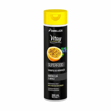 Shampoo Vitay Superfood Maracujá & Mirtilo com 300ml