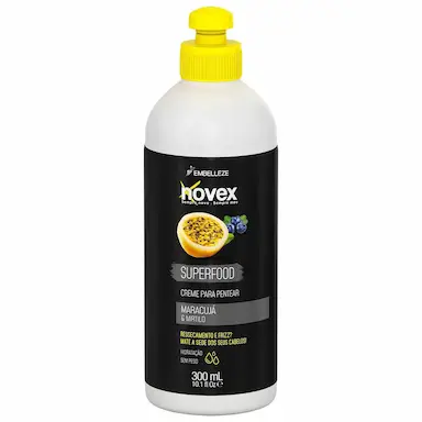 Creme para Pentear Novex Superfood Maracujá & Mirtilo com 300ml
