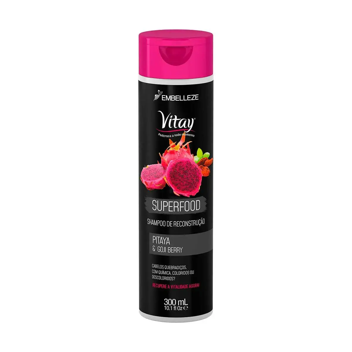 Shampoo Vitay Superfood Pitaya & Gojiberry com 300ml