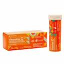 Vitamina C 1G Drogasil Sabor Laranja com 10 Comprimidos Efervescentes