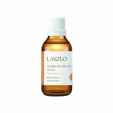 Óleo Essencial Laszlo Cedro do Atlhas GT Madeira com 50ml