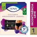 Roupa Íntima Feminina Tena Lavável Preta P 1 unidade