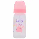 Mamadeira Lolly Big Oceano Rosa de 330ml