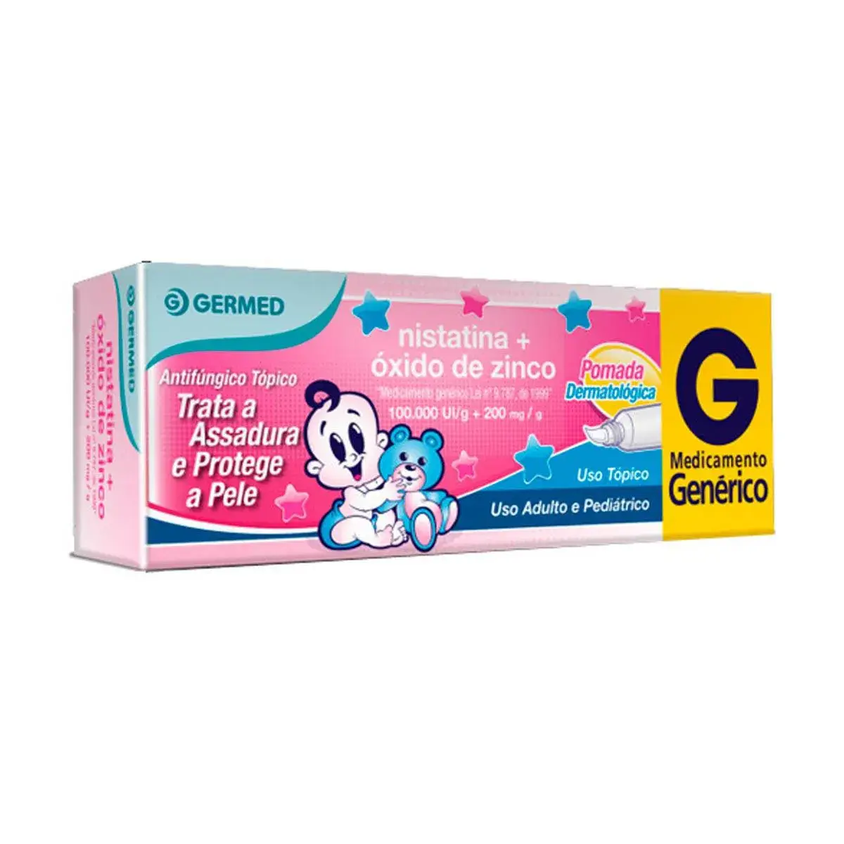 Nistatina + Óxido de Zinco Germed Pomada com 60g