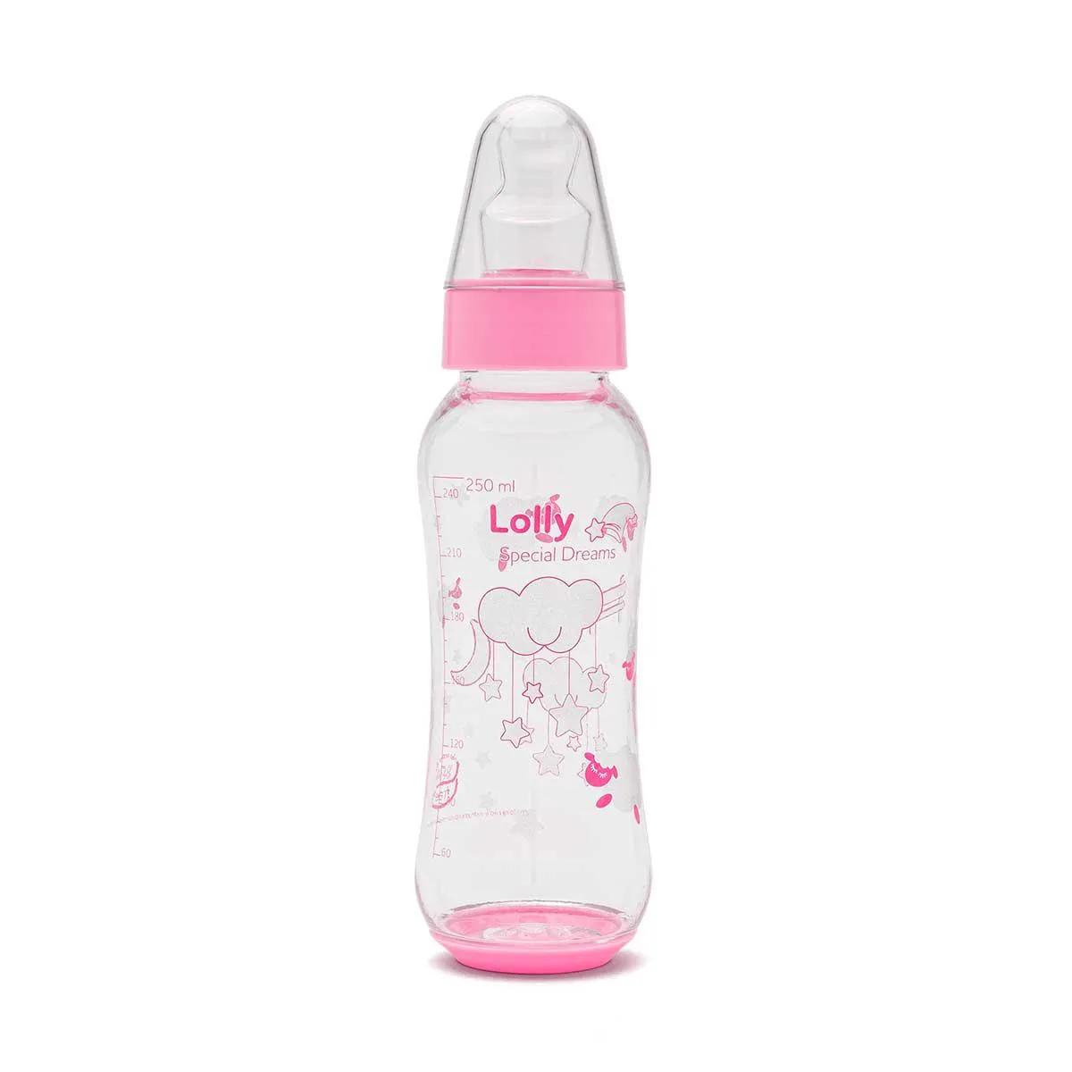 Mamadeira Lolly Special Rosa de 250ml