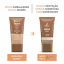 Protetor Solar Facial Episol Color FPS70 Tom 3 Médio com 40ml