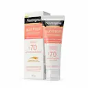 Protetor Solar Facial Neutrogena Sun Fresh Derm Care Dry Skin Sem Cor FPS 70 com 40g
